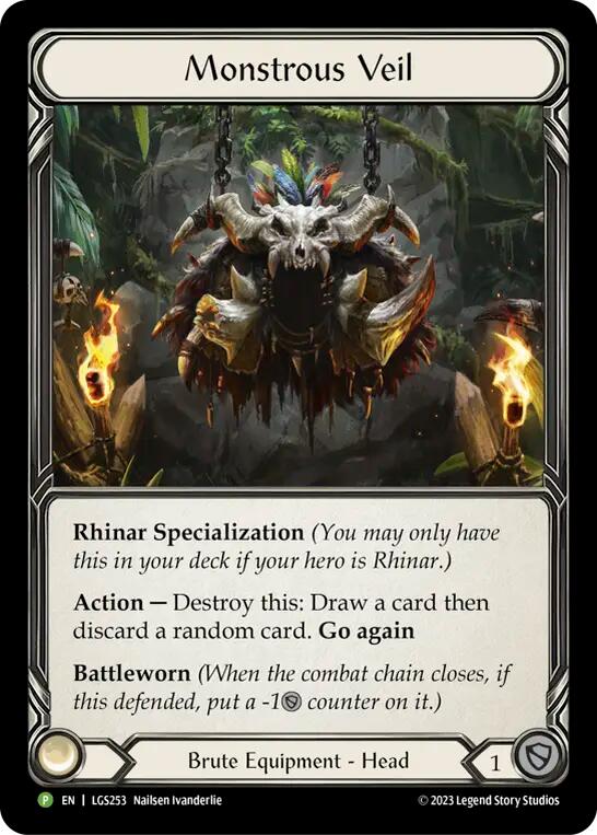 Image of Monstrous Veil [LGS253] (Promo)  Cold Foil
