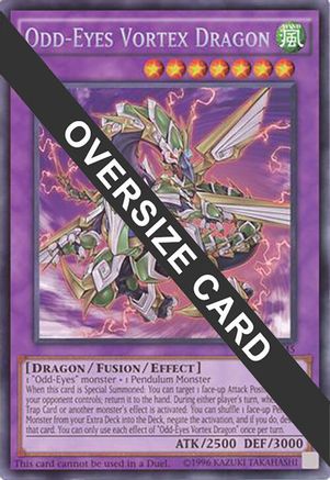 Image of Odd-Eyes Vortex Dragon (Oversized) [DOCS-EN045] Promo