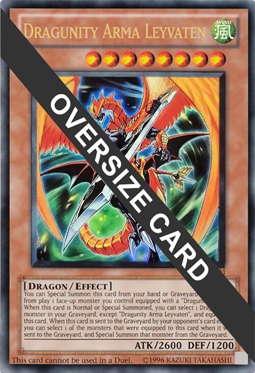 Image of Dragunity Arma Leyvaten (Oversized) [SDDL-EN001] Promo