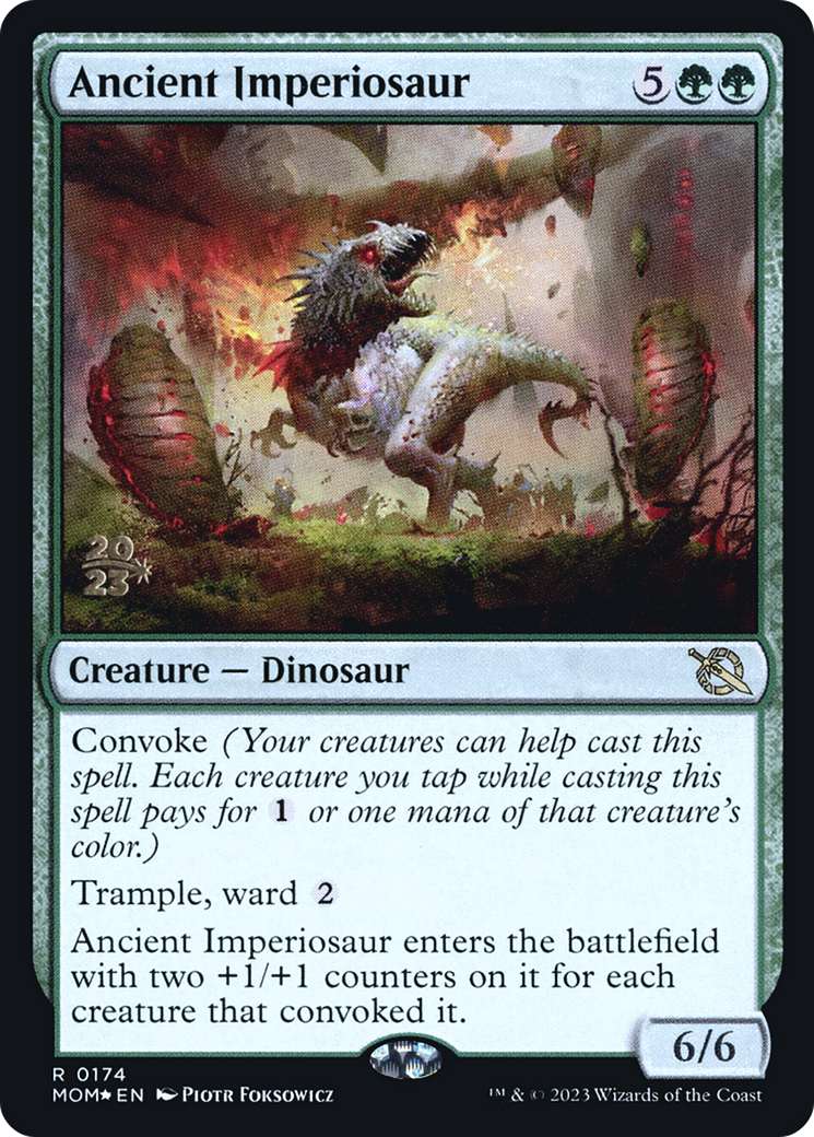 Image of Ancient Imperiosaur [March of the Machine Prerelease Promos]