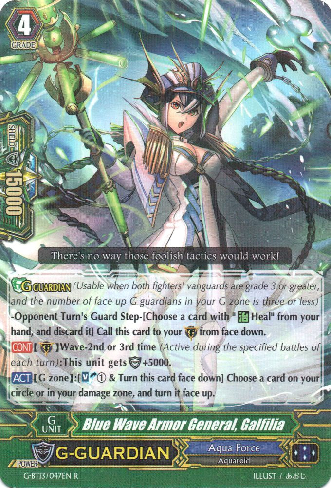 Image of Blue Wave Armor General, Galfilia (G-BT13/047EN) [Ultimate Stride]
