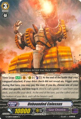 Image of Unbounded Colossus (G-CB04/028EN) [Gear of Fate]