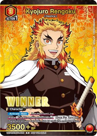 Image of Kyojuro Rengoku (Winner) (UEPR/KMY-1-089) - Union Arena Promotion Cards Foil