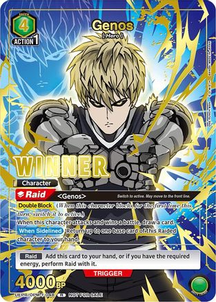 Image of Genos (Winner) (UEPR/OPM-1-048) - Union Arena Promotion Cards Foil