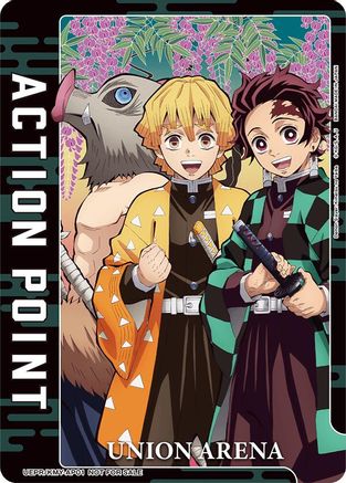 Image of Action Point Card (AP01) (Demon Slayer) (UEPR/KMY-AP01) - Union Arena Promotion Cards Foil