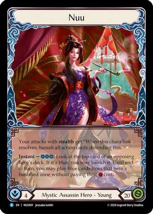 Image of Nuu, Alluring Desire [NUU001] (Part the Mistveil Nuu Blitz Deck)  Rainbow Foil