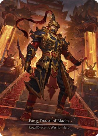 Image of Fang, Dracai of Blades [HNT098] (The Hunted)  Cold Foil