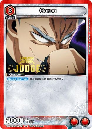 Image of Garou (Judge Pack) (UEPR/OPM-1-074) - Union Arena Promotion Cards Foil
