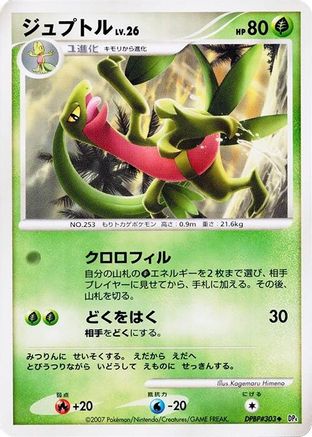 Image of Grovyle  - DP4 Dawn Dash 1st Edition