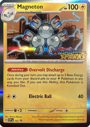 Image of Magneton (153) (Staff) [Scarlet & Violet: Black Star Promos]
