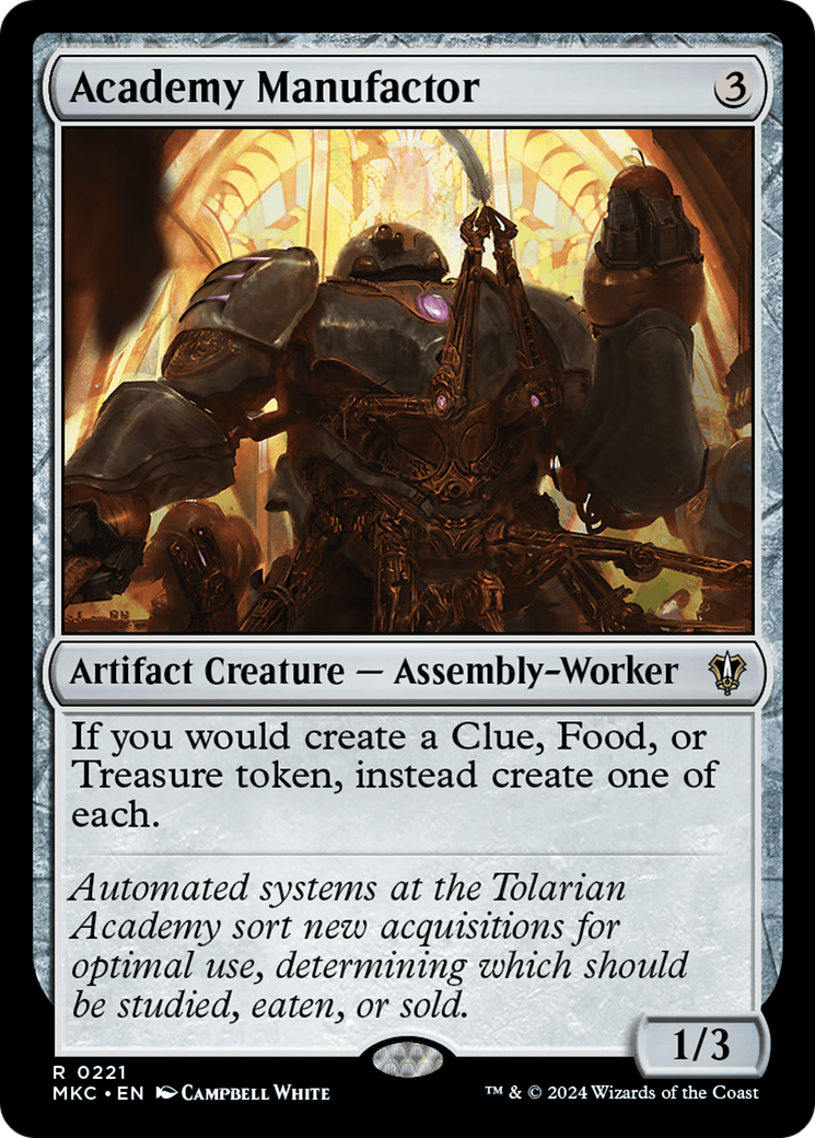 Image of Academy Manufactor [Murders at Karlov Manor Commander]