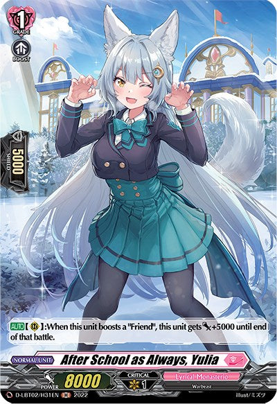 Image of After School as Always, Yulia (D-LBT02/H31EN) [Lyrical Monasterio: It's a New School Term!]