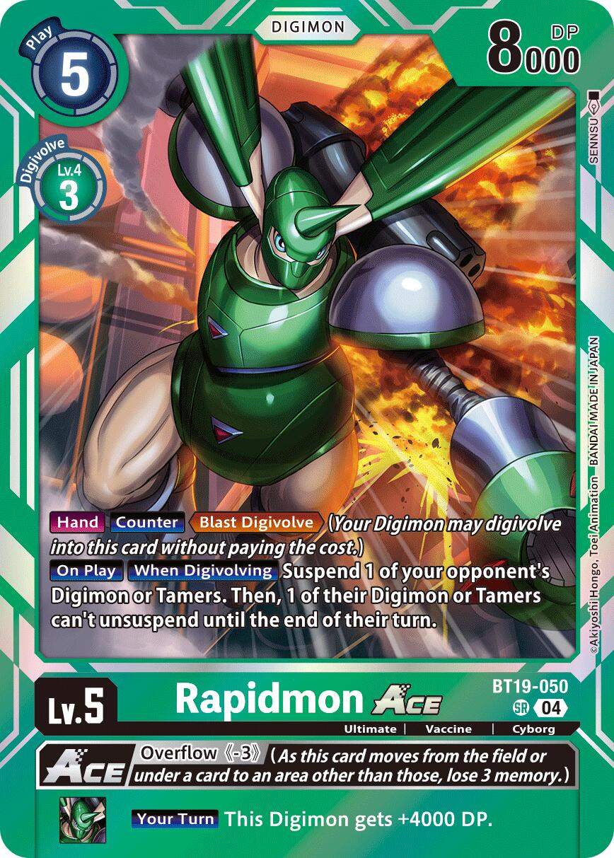 Image of Rapidmon ACE [BT19-050] [Release Special Booster Ver.2.5]