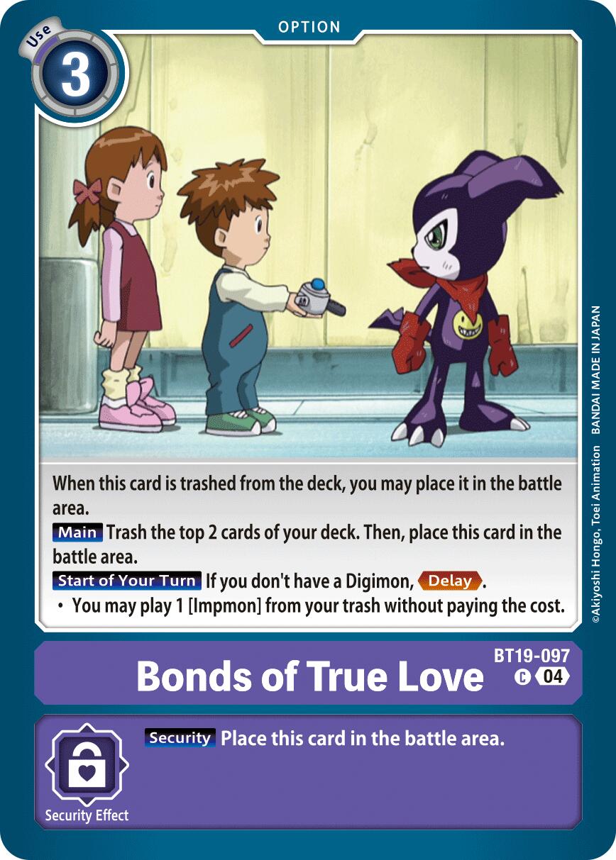 Image of Bonds of True Love [BT19-097] [Release Special Booster Ver.2.5]