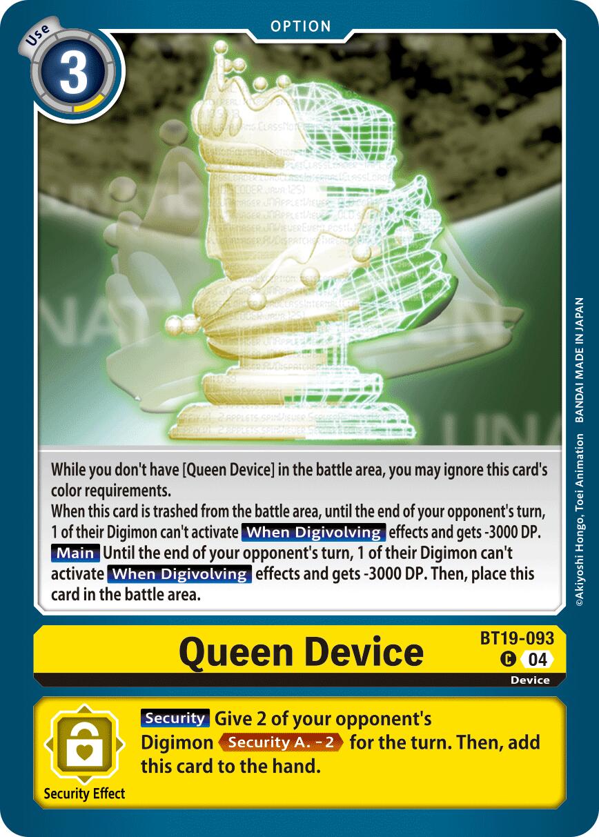Image of Queen Device [BT19-093] [Release Special Booster Ver.2.5]
