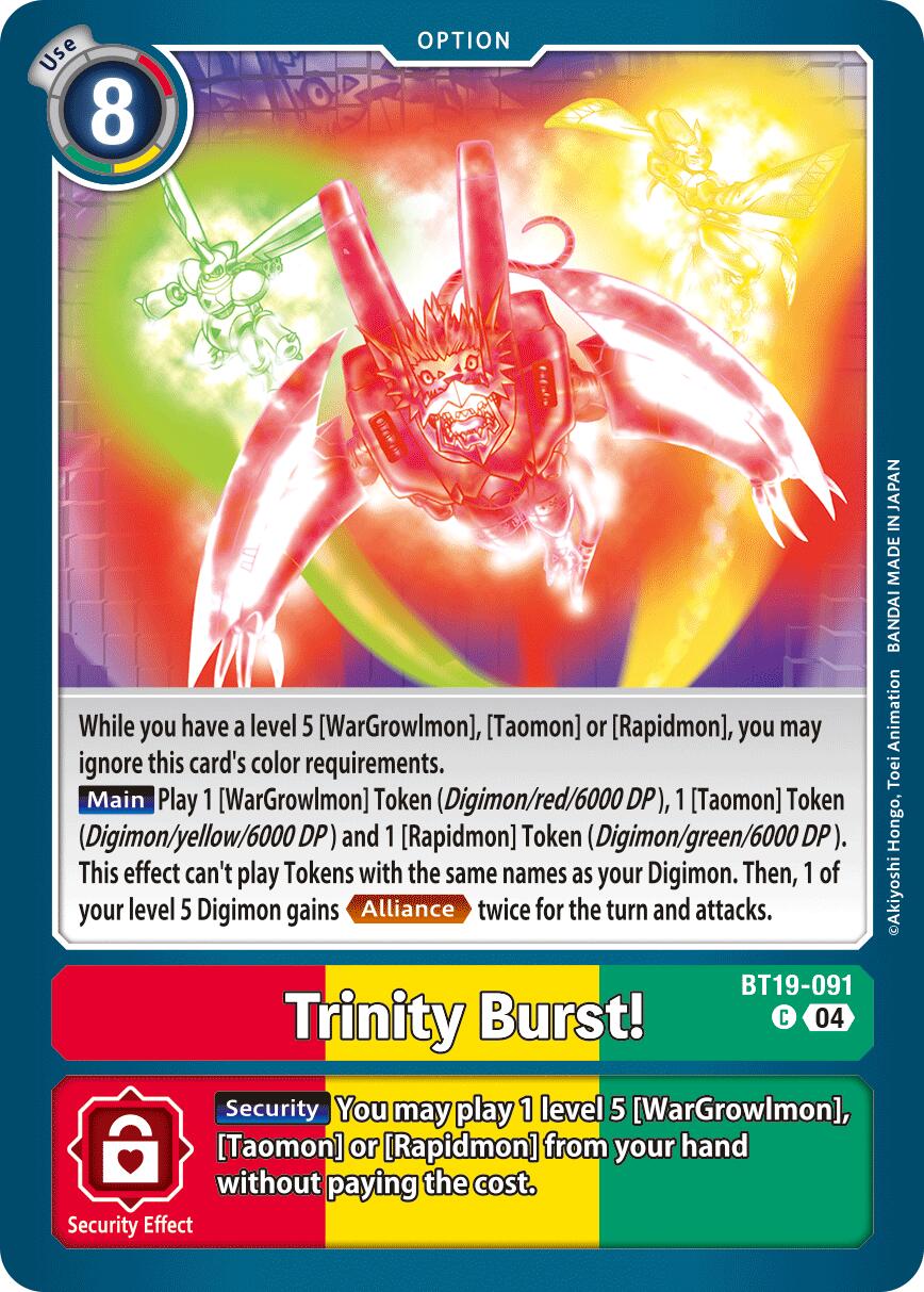 Image of Trinity Burst! [BT19-091] [Release Special Booster Ver.2.5]