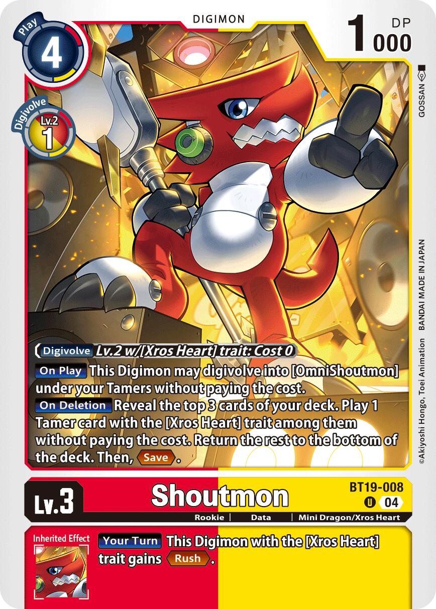 Image of Shoutmon [BT19-008] [Release Special Booster Ver.2.5]