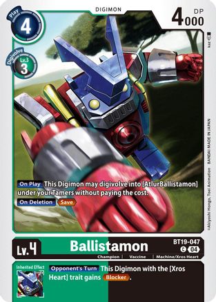 Image of Ballistamon [BT19-047] [Release Special Booster Ver.2.5]