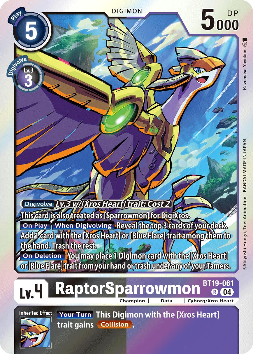 Image of RaptorSparrowmon [BT19-061] [Release Special Booster Ver.2.5]