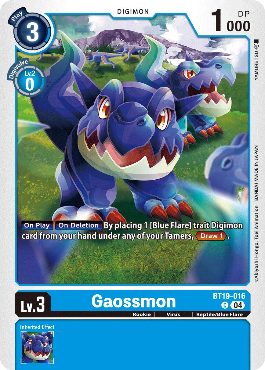Image of Gaossmon [BT19-016] [Release Special Booster Ver.2.5]