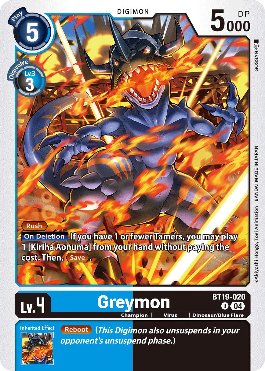 Image of Greymon [BT19-020] [Release Special Booster Ver.2.5]