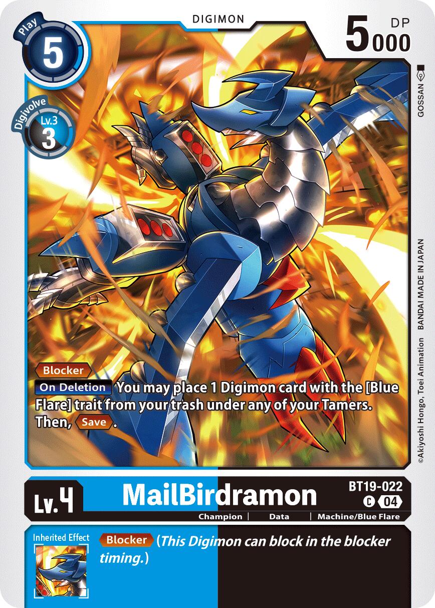 Image of MailBirdramon [BT19-022] [Release Special Booster Ver.2.5]