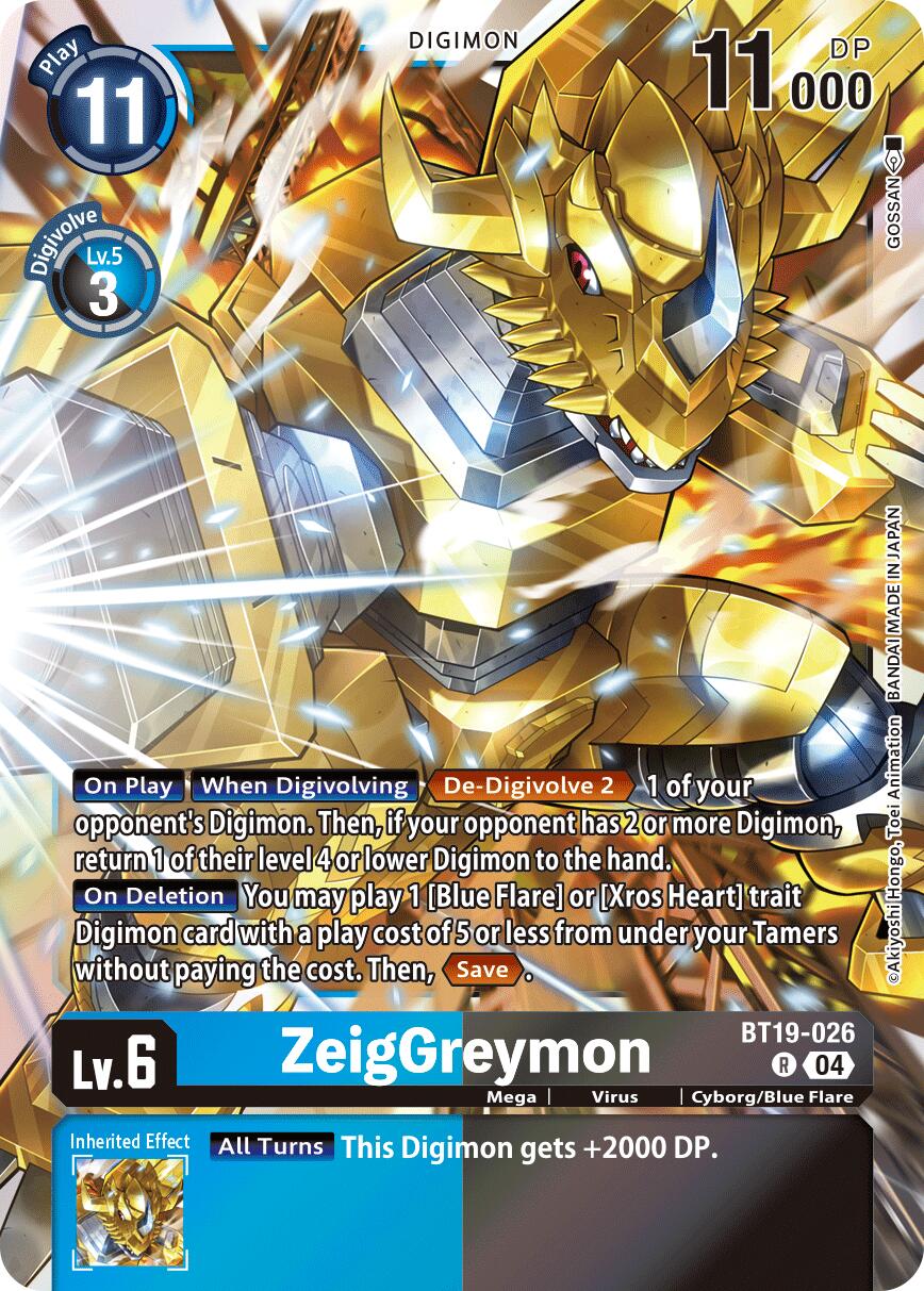 Image of ZeigGreymon [BT19-026] [Release Special Booster Ver.2.5]