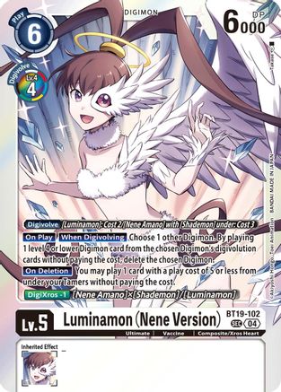 Image of Luminamon [BT19-102] (Nene Version) [Release Special Booster Ver.2.5]