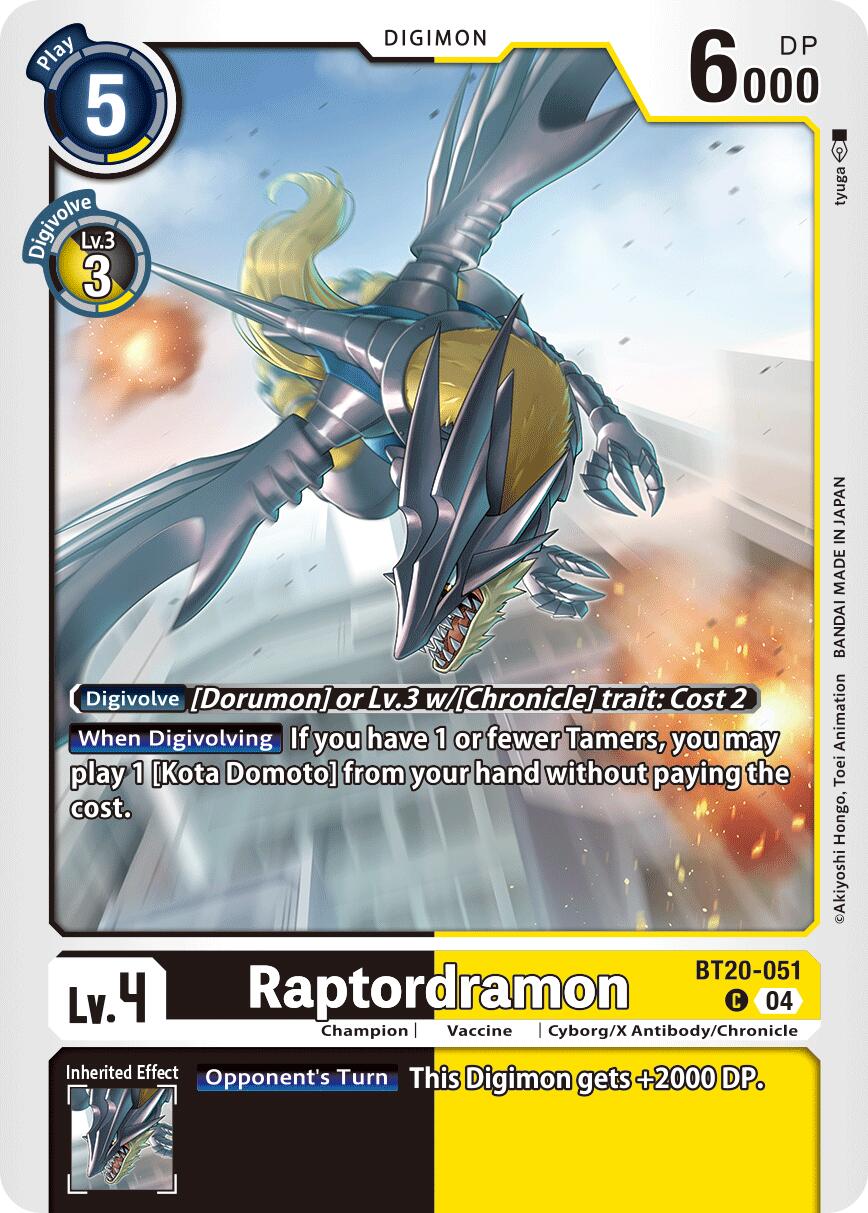 Image of Raptordramon [BT20-051] [Release Special Booster Ver.2.5]
