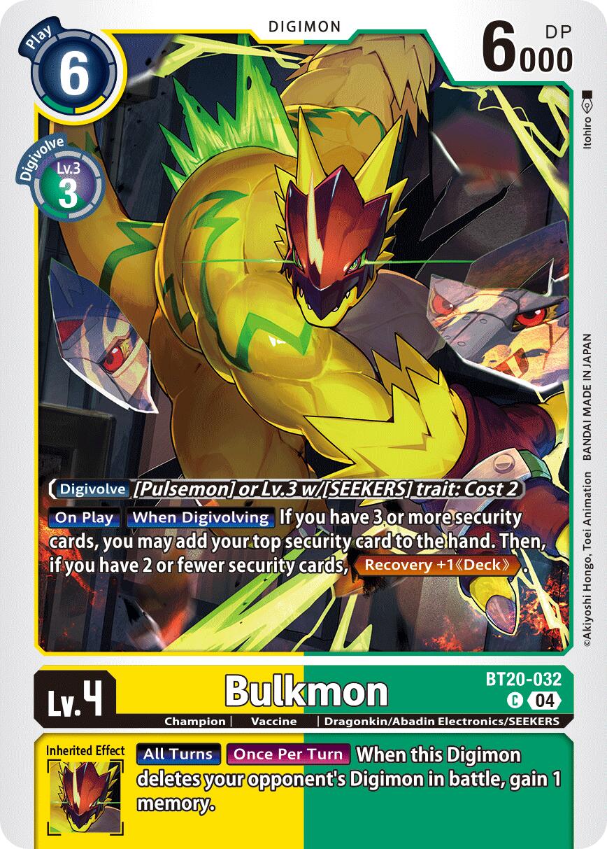 Image of Bulkmon [BT20-032] [Release Special Booster Ver.2.5]