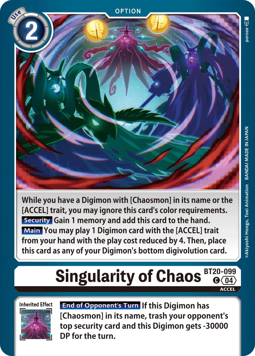 Image of Singularity of Chaos [BT20-099] [Release Special Booster Ver.2.5]