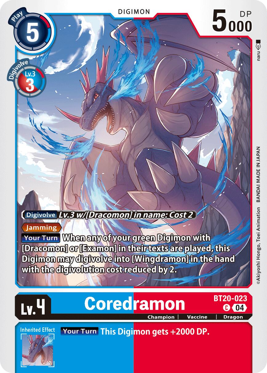 Image of Coredramon [BT20-023] - BT20-023 [Release Special Booster Ver.2.5]