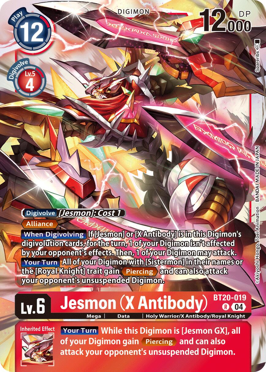 Image of Jesmon [BT20-019] (X Antibody) [Release Special Booster Ver.2.5]
