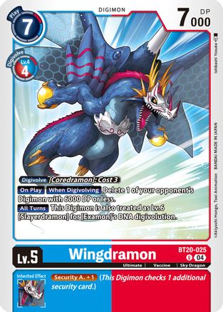 Image of Wingdramon [BT20-025] [Release Special Booster Ver.2.5]