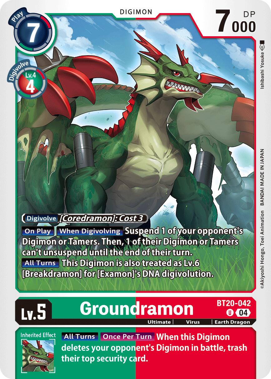 Image of Groundramon [BT20-042] [Release Special Booster Ver.2.5]