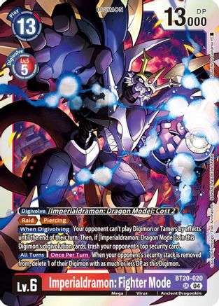 Image of Imperialdramon: Fighter Mode [BT20-020] [Release Special Booster Ver.2.5]