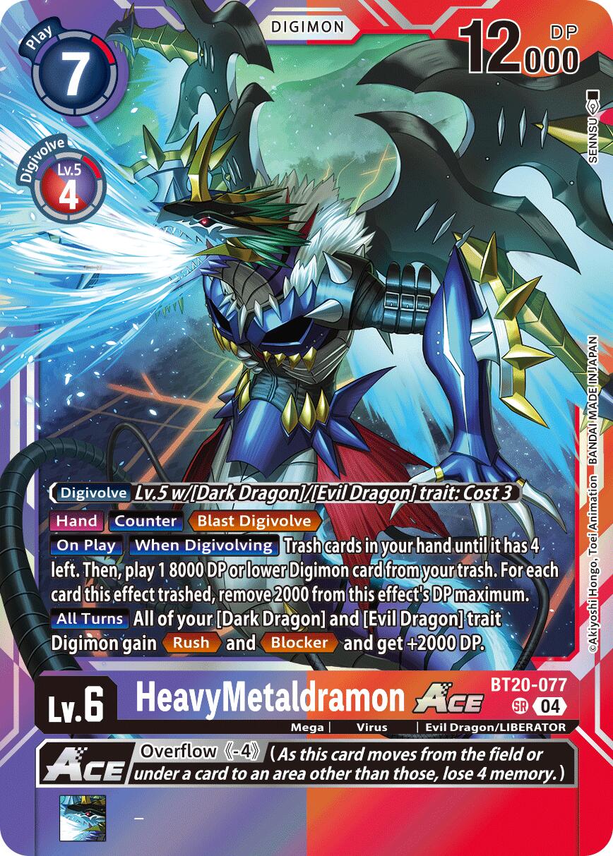 Image of HeavyMetaldramon ACE [BT20-077] [Release Special Booster Ver.2.5]