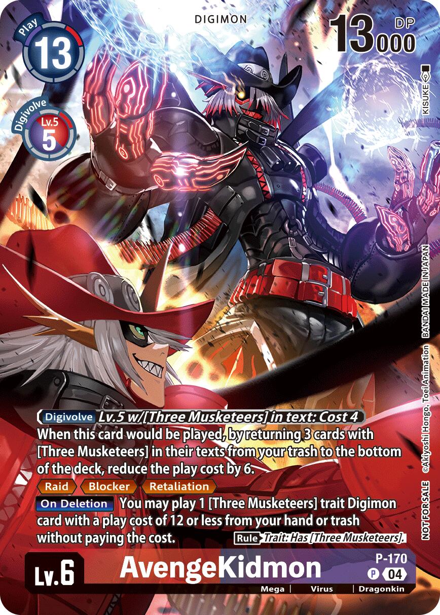 Image of AvengeKidmon [P-170] (Update Pack 2025) [Release Special Booster Ver.2.5]