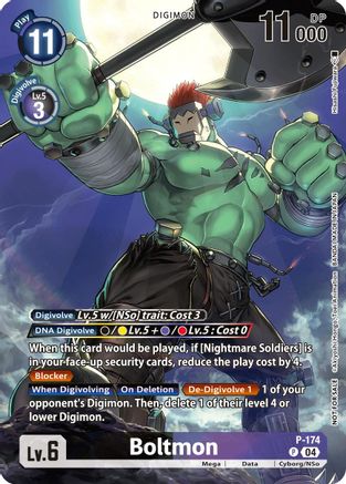 Image of Boltmon [P-174] (Update Pack 2025) [Release Special Booster Ver.2.5]