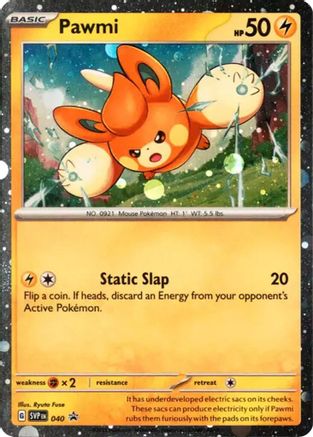 Image of Pawmi (040) (Cosmos Holo) [Scarlet & Violet: Black Star Promos]