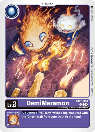 Image of DemiMeramon [BT20-006] [Release Special Booster Ver.2.5]