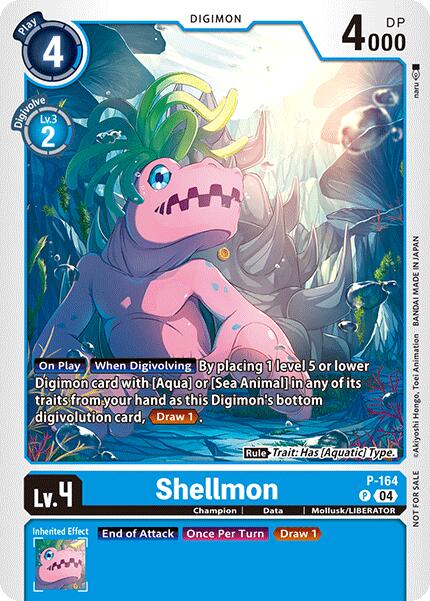 Image of Shellmon [P-164] (Store Tournament 2025 Vo.1 Participation Pack) [Promotional Cards]