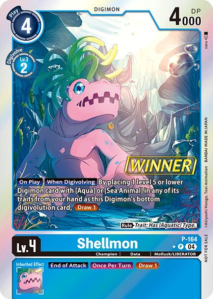 Image of Shellmon [P-164] (Store Tournament 2025 Vo.1 Winner Pack) [Promotional Cards]