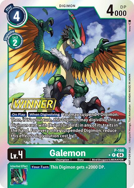 Image of Galemon [P-166] (Store Tournament 2025 Vo.1 Winner Pack) [Promotional Cards]