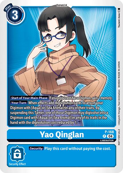 Image of Yao Qinglan [P-168] (Store Tournament 2025 Vo.1 Participation Pack) [Promotional Cards]