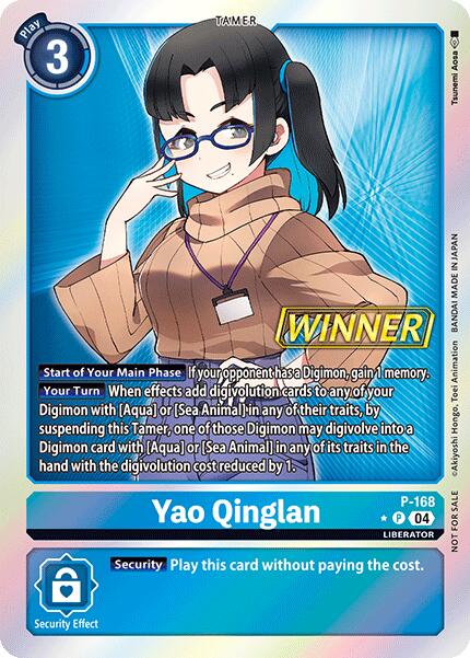Image of Yao Qinglan [P-168] (Store Tournament 2025 Vo.1 Winner Pack) [Promotional Cards]