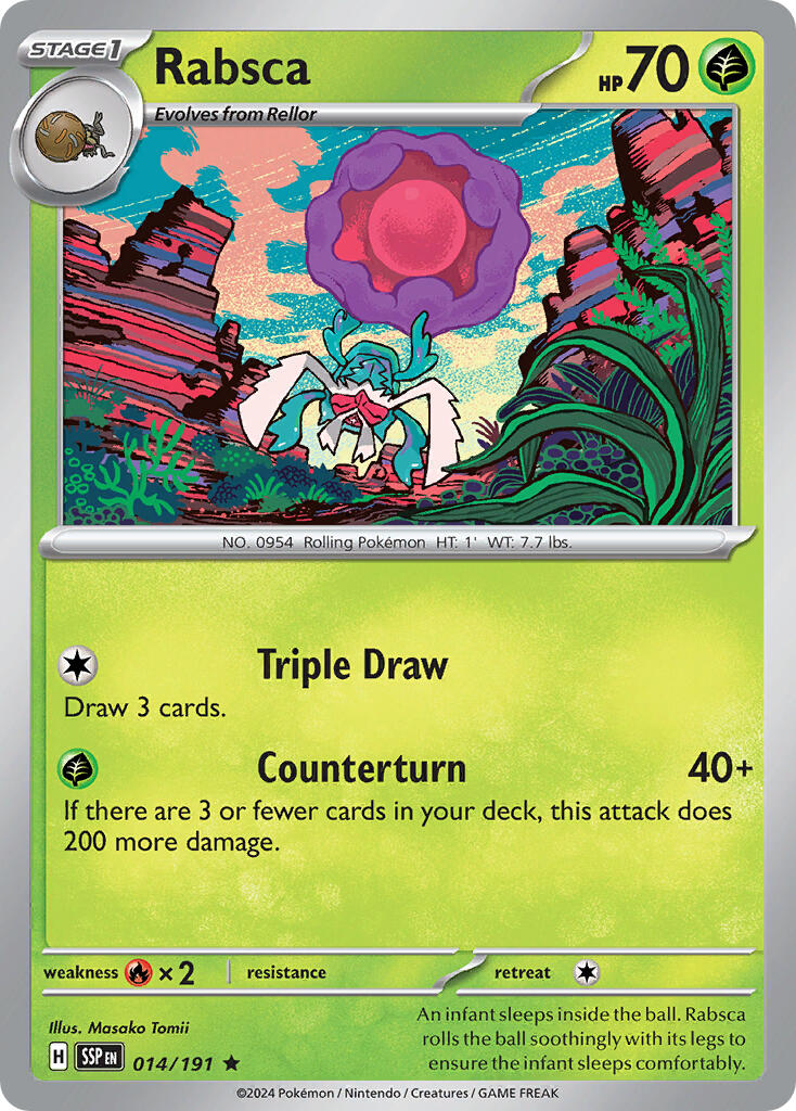 Image of Rabsca (014/191) (Theme Deck Exclusive) [Scarlet & Violet: Surging Sparks]