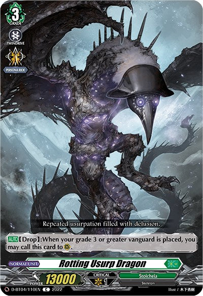 Image of Rotting Usurp Dragon (D-BT04/110EN) [Awakening of Chakrabarthi]