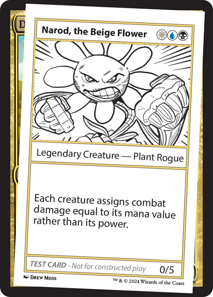 Image of Narod, the Beige Flower [Mystery Booster 2 Playtest Cards]