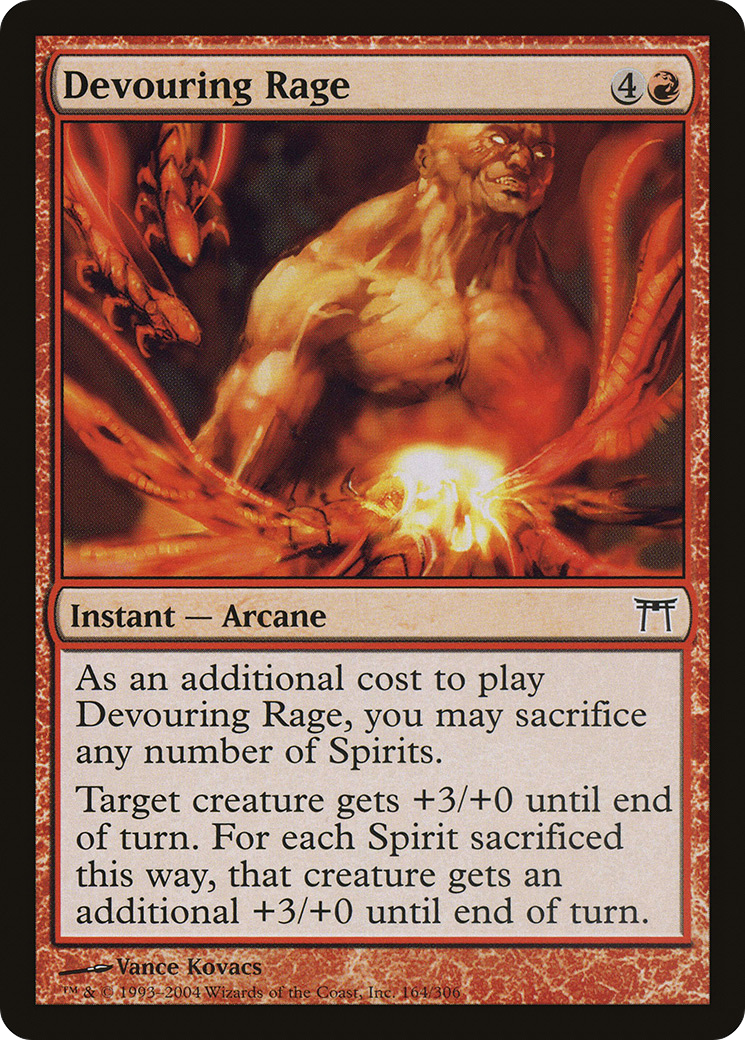 Image of Devouring Rage [Champions of Kamigawa]